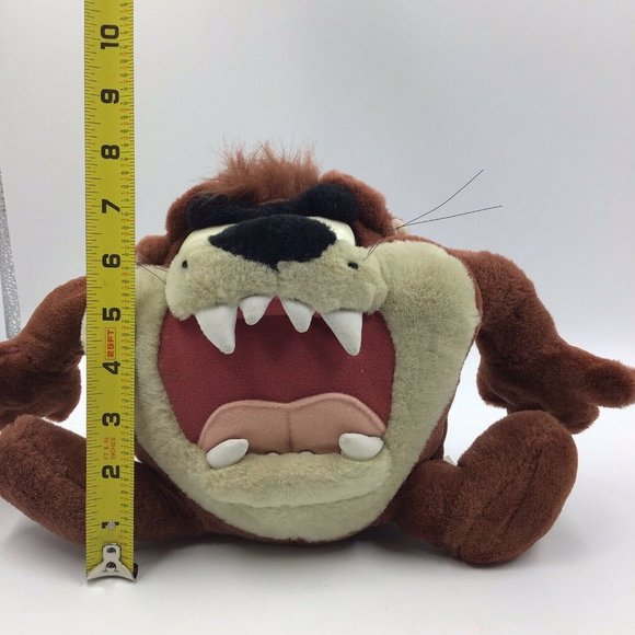 Vintage 1997 Tazmanian Devil Large Taz Talking Plush Stuffed Animal 12" Works! - Picture 12 of 12
